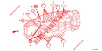 DOORVOERTULLE (INFERIEUR) voor Honda ACCORD DIESEL 2.2 SH 4 deuren 6-versnellings handgeschakelde versnellingsbak 2012