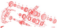 HOOFDAS (DIESEL) voor Honda ACCORD DIESEL 2.2 SH 4 deuren 6-versnellings handgeschakelde versnellingsbak 2012
