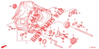 KOPPELING BEHUIZING (DIESEL) voor Honda ACCORD DIESEL 2.2 SH 4 deuren 6-versnellings handgeschakelde versnellingsbak 2012