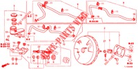 REM HOOFDCILINDER/HOOFDSPANNING (LH) voor Honda ACCORD DIESEL 2.2 SH 4 deuren 6-versnellings handgeschakelde versnellingsbak 2012