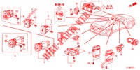 SCHAKELAAR (LH) voor Honda ACCORD DIESEL 2.2 SH 4 deuren 6-versnellings handgeschakelde versnellingsbak 2012
