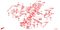 TURBOLADER SYSTEEM (DIESEL) voor Honda ACCORD DIESEL 2.2 SH 4 deuren 6-versnellings handgeschakelde versnellingsbak 2012