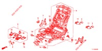 V. ZITTING COMPONENTEN (D.) (SIEGE REGLAGE MANUEL) voor Honda ACCORD DIESEL 2.2 SH 4 deuren 6-versnellings handgeschakelde versnellingsbak 2012