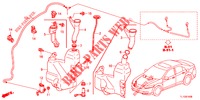 VOOR RUITEWISSER (2DE)  voor Honda ACCORD DIESEL 2.2 SH 4 deuren 6-versnellings handgeschakelde versnellingsbak 2012