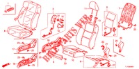 VOOR ZITTING/VEILIGHEIDSRIEMEN (D.) (LH) voor Honda ACCORD DIESEL 2.2 SH 4 deuren 6-versnellings handgeschakelde versnellingsbak 2012