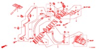 AIRCONDITIONER (FLEXIBLES/TUYAUX) (2.0L) (LH) voor Honda ACCORD 2.0 EXECUTIVE 4 deuren 5-traps automatische versnellingsbak 2013