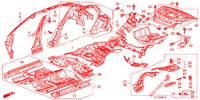 VLOER/BINNEN PANELEN  voor Honda ACCORD 2.0 EXECUTIVE 4 deuren 5-traps automatische versnellingsbak 2013