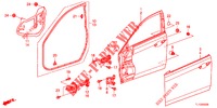 VOOR PORTIER PANELEN(2DE)  voor Honda ACCORD 2.0 EXECUTIVE 4 deuren 5-traps automatische versnellingsbak 2013