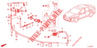 KOPLAMP SPROEIERWISSER(S)  voor Honda ACCORD 2.0 S 4 deuren 5-traps automatische versnellingsbak 2013