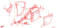 ACHTER PORTIER PANELEN(4DE)  voor Honda ACCORD DIESEL 2.2 ELEGANCE 4 deuren 5-traps automatische versnellingsbak 2012