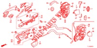 ACHTER PORTIER SLOTEN/BUITEN HENDEL  voor Honda ACCORD DIESEL 2.2 ELEGANCE 4 deuren 5-traps automatische versnellingsbak 2012