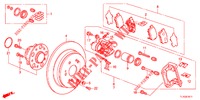 ACHTER REM (2) voor Honda ACCORD DIESEL 2.2 ELEGANCE 4 deuren 5-traps automatische versnellingsbak 2012