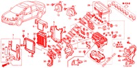 BEDIENINGSEENNEID (COMPARTIMENT MOTEUR) (1) (DIESEL) voor Honda ACCORD DIESEL 2.2 ELEGANCE 4 deuren 5-traps automatische versnellingsbak 2012