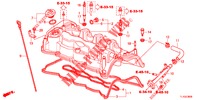 CILINDERKOP AFDEKKING (DIESEL) voor Honda ACCORD DIESEL 2.2 ELEGANCE 4 deuren 5-traps automatische versnellingsbak 2012