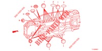 DOORVOERTULLE (INFERIEUR) voor Honda ACCORD DIESEL 2.2 ELEGANCE 4 deuren 5-traps automatische versnellingsbak 2012