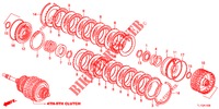 KOPPELING (4EME 5EME) (DIESEL) voor Honda ACCORD DIESEL 2.2 ELEGANCE 4 deuren 5-traps automatische versnellingsbak 2012