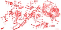 MOTOR BEVESTIGING BEUGEL (DIESEL) voor Honda ACCORD DIESEL 2.2 ELEGANCE 4 deuren 5-traps automatische versnellingsbak 2012