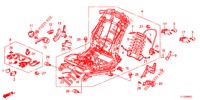 V. ZITTING COMPONENTEN (D.) (HAUTEUR MANUELLE) voor Honda ACCORD DIESEL 2.2 ELEGANCE 4 deuren 5-traps automatische versnellingsbak 2012