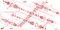 VOOR AANDRIJFAS/HALVE AS (DIESEL) voor Honda ACCORD DIESEL 2.2 ELEGANCE 4 deuren 5-traps automatische versnellingsbak 2012