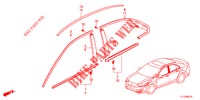VOOR GRILLE/GIETWERK  voor Honda ACCORD DIESEL 2.2 ELEGANCE 4 deuren 5-traps automatische versnellingsbak 2012