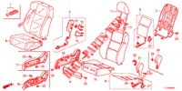 VOOR ZITTING/VEILIGHEIDSRIEMEN (D.) (LH) voor Honda ACCORD DIESEL 2.2 ELEGANCE 4 deuren 5-traps automatische versnellingsbak 2012