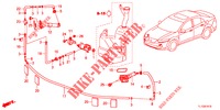 KOPLAMP SPROEIERWISSER(S)  voor Honda ACCORD DIESEL 2.2 S 4 deuren 6-versnellings handgeschakelde versnellingsbak 2013