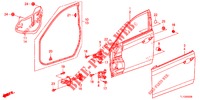 VOOR PORTIER PANELEN(2DE)  voor Honda ACCORD DIESEL 2.2 SH 4 deuren 6-versnellings handgeschakelde versnellingsbak 2013