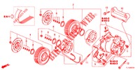 AIRCONDITIONER (COMPRESSEUR) (2.4L) voor Honda ACCORD 2.4 S 4 deuren 5-traps automatische versnellingsbak 2013