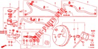 REM HOOFDCILINDER/HOOFDSPANNING (LH) voor Honda ACCORD 2.4 S 4 deuren 5-traps automatische versnellingsbak 2013