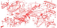ACHTER HOUDER/ZIJDE VOERING (4DE)  voor Honda ACCORD 2.0 ELEGANCE PACK 4 deuren 6-versnellings handgeschakelde versnellingsbak 2014