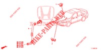 AIRCONDITIONER (CAPTEUR) voor Honda ACCORD 2.0 ELEGANCE PACK 4 deuren 6-versnellings handgeschakelde versnellingsbak 2014