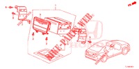 AUDIO UNIT (NAVIGATION) voor Honda ACCORD 2.0 ELEGANCE PACK 4 deuren 6-versnellings handgeschakelde versnellingsbak 2014