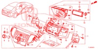 AUDIO UNIT  voor Honda ACCORD 2.0 ELEGANCE PACK 4 deuren 6-versnellings handgeschakelde versnellingsbak 2014