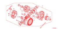 GENERATOR (DENSO) (2.0L) voor Honda ACCORD 2.0 ELEGANCE PACK 4 deuren 6-versnellings handgeschakelde versnellingsbak 2014