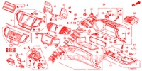 INSTRUMENTEN AFWERKING (COTE DE PASSAGER) (LH) voor Honda ACCORD 2.0 ELEGANCE PACK 4 deuren 6-versnellings handgeschakelde versnellingsbak 2014