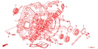 KOPPELING BEHUIZING  voor Honda ACCORD 2.0 ELEGANCE PACK 4 deuren 6-versnellings handgeschakelde versnellingsbak 2014