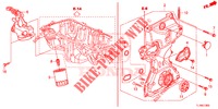 OLIEPOMP (2.0L) voor Honda ACCORD 2.0 ELEGANCE PACK 4 deuren 6-versnellings handgeschakelde versnellingsbak 2014