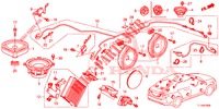 RADIO ANTENNE/LUIDSPREKER (LH) voor Honda ACCORD 2.0 ELEGANCE PACK 4 deuren 6-versnellings handgeschakelde versnellingsbak 2014