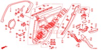 ACHTER PORTIER VOERING(4DE)  voor Honda ACCORD DIESEL 2.2 COMFORT 4 deuren 6-versnellings handgeschakelde versnellingsbak 2014