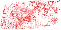 INSTRUMENTEN PANEEL BOVEN (LH) voor Honda ACCORD DIESEL 2.2 COMFORT 4 deuren 6-versnellings handgeschakelde versnellingsbak 2014