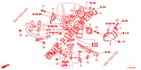 TURBOLADER SYSTEEM (DIESEL) voor Honda ACCORD DIESEL 2.2 COMFORT 4 deuren 6-versnellings handgeschakelde versnellingsbak 2014