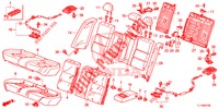 ACHTER ZITTING/VEILIGHEIDSGORDEL(2DE)  voor Honda ACCORD DIESEL 2.2 LUXURY 4 deuren 5-traps automatische versnellingsbak 2014