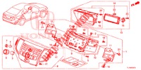 AUDIO UNIT  voor Honda ACCORD DIESEL 2.2 LUXURY 4 deuren 5-traps automatische versnellingsbak 2014