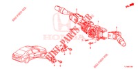 COMBINATIESCHAKELAAR  voor Honda ACCORD DIESEL 2.2 LUXURY 4 deuren 5-traps automatische versnellingsbak 2014