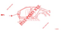 DOORVOERTULLE (LATERAL) voor Honda ACCORD DIESEL 2.2 LUXURY 4 deuren 5-traps automatische versnellingsbak 2014