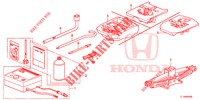 GEREEDSCHAP/KRIK  voor Honda ACCORD DIESEL 2.2 LUXURY 4 deuren 5-traps automatische versnellingsbak 2014