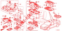 INTERIEUR VERLICHTING (2) voor Honda ACCORD DIESEL 2.2 LUXURY 4 deuren 5-traps automatische versnellingsbak 2014