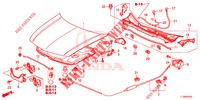 KAP (LH) voor Honda ACCORD DIESEL 2.2 LUXURY 4 deuren 5-traps automatische versnellingsbak 2014