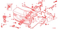 KOFFERBAK KLEP(4DE)  voor Honda ACCORD DIESEL 2.2 LUXURY 4 deuren 5-traps automatische versnellingsbak 2014