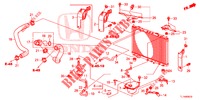 RADIATOR SLANG/RESERVETANK (DIESEL) voor Honda ACCORD DIESEL 2.2 LUXURY 4 deuren 5-traps automatische versnellingsbak 2014